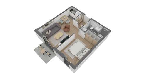 Foto - Wohnung zum Kaufen in Offenbach am Main 222.010,00 € 37.1 m²