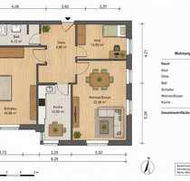 Wohnung zum Mieten in Essen 1.026,00 € 78.99 m²
