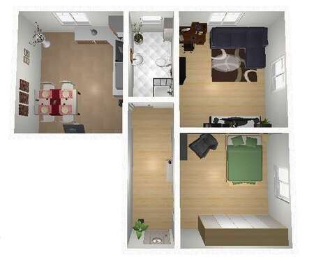 Foto - Wohnung zum Mieten in Holzwickede 489,81 € 69 m²