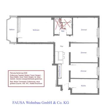 Foto - Wohnung zum Mieten in Bonn 1.210,00 € 90 m²