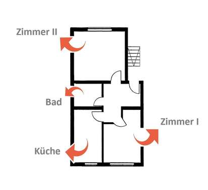 Foto - Wohnung zum Mieten in Hamm 490,00 € 61 m²