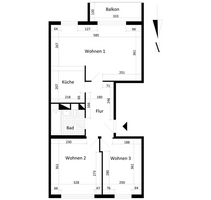 Wohnung zum Mieten in Magdeburg 330,00 € 56.66 m²