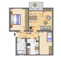 Wohnung zum Mieten in Gelsenkirchen 421,00 € 60 m²