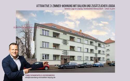 Foto - Wohnung zum Kaufen in Leipzig Schönefeld-Abtnaundorf 149.900,00 € 61.55 m²