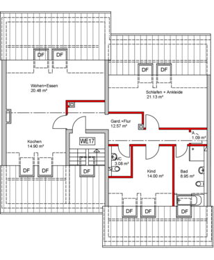 Foto - Wohnung zum Mieten in Eisenberg 1.100,00 € 90 m²