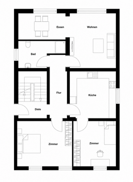 Foto - Wohnung zum Mieten in Osnabrück 1.300,00 € 100 m²