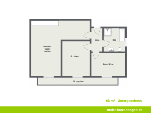 Foto - Wohnung zum Mieten in Lenting 680,00 € 68 m²