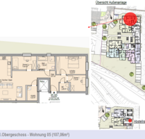 Wohnung zum Mieten in Buseck 1.350,00 € 107.06 m²