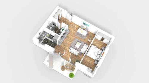 Foto - Wohnung zum Mieten in Berlin 690,82 € 53.14 m²