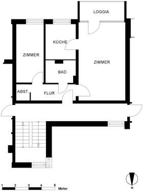 Foto - Wohnung zum Mieten in Oldenburg 430,00 € 49.62 m²