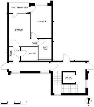 Foto - Wohnung zum Mieten in Oldenburg 501,00 € 51.98 m²