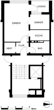 Foto - Wohnung zum Mieten in Oldenburg 365,00 € 39.6 m²