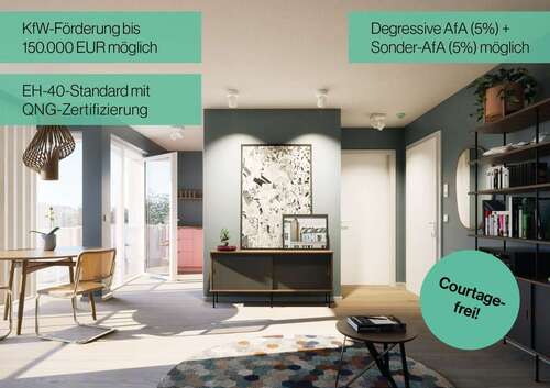 Foto - Wohnung zum Kaufen in Berlin 365.000,00 € 45.83 m²