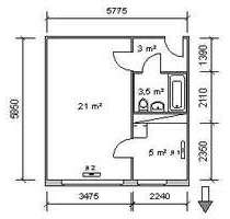 Wohnung zum Mieten in Berlin 262,00 € 32.6 m²