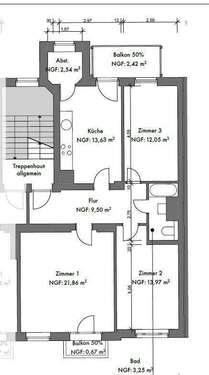 Foto - Wohnung zum Kaufen in Erfurt 201.430,00 € 77.47 m²