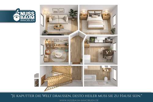 Foto - Wohnung zum Mieten in Rudolstadt 665,00 € 54 m²