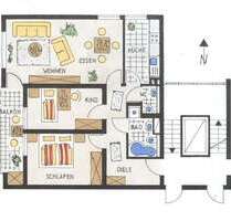Wohnung zum Mieten in Pforzheim 715,00 € 82.2 m²