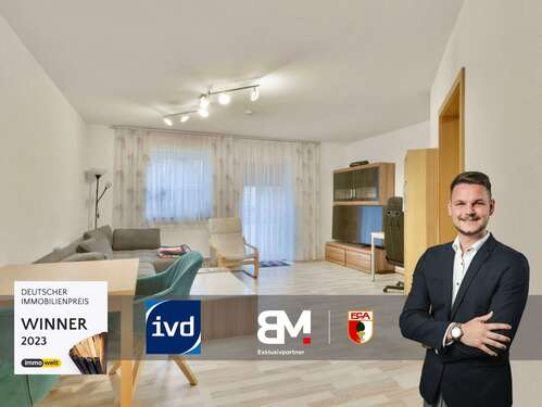 Foto - Wohnung zum Kaufen in Hiltenfingen 199.000,00 € 61 m²