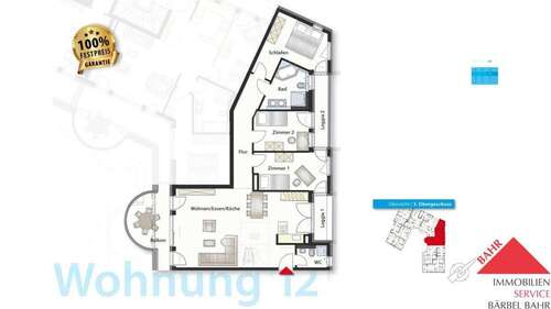 Foto - Wohnung zum Kaufen in Böblingen 799.000,00 € 111 m²