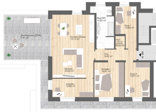 Foto - Wohnung zum Kaufen in Chemnitz 507.000,00 € 121 m²