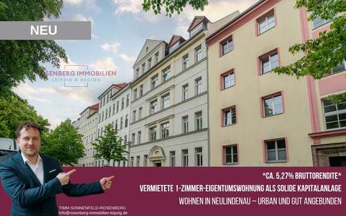 Foto - Wohnung zum Kaufen in Leipzig Neulindenau 59.900,00 € 33.3 m²