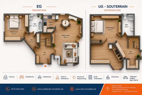 Foto - Wohnung zum Kaufen in Neu-Anspach 311.500,00 € 95 m²
