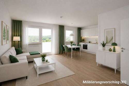 Foto - Wohnung zum Mieten in Halle (Saale) 480,92 € 70.37 m²