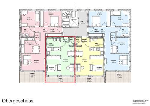 Foto - Wohnung zum Kaufen in Wettstetten 254.000,00 € 42.18 m²