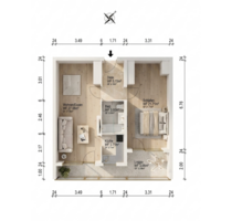 Wohnung zum Kaufen in Hattersheim 175.000,00 € 66.65 m²