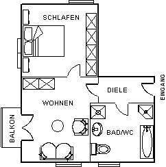Foto - Wohnung zum Mieten in Tirschenreuth 252,50 € 42.98 m²