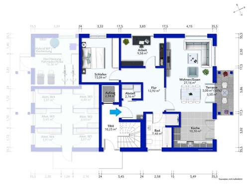 Foto - Wohnung zum Mieten in Wernigerode 1.242,00 € 85.69 m²