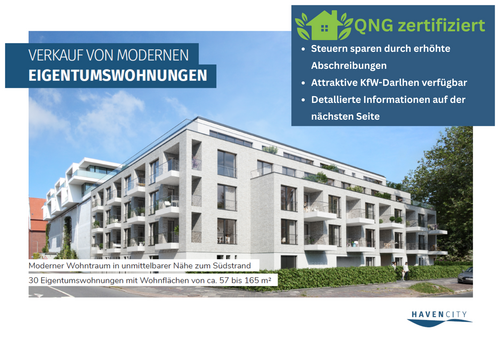 Foto - Wohnung zum Kaufen in Wilhelmshaven 485.000,00 € 107.31 m²