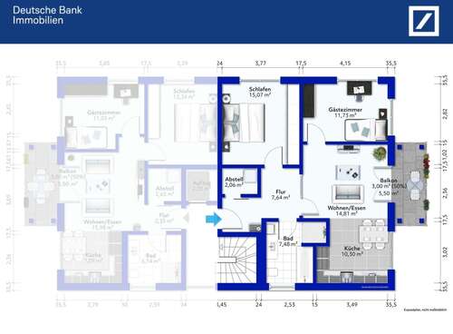 Foto - Wohnung zum Kaufen in Wernigerode 289.500,00 € 72.08 m²