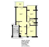 Wohnung zum Mieten in Stuttgart 880,00 € 86.49 m²