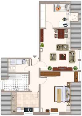 Foto - Wohnung zum Mieten in Mönchengladbach 659,00 € 77 m²