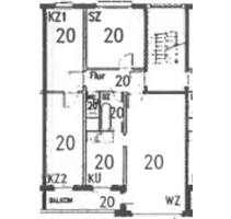 Wohnung zum Mieten in Greifswald 600,00 € 75.85 m²