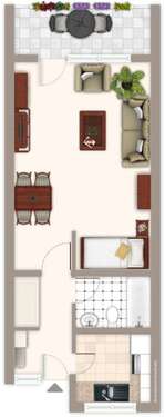 Foto - Wohnung zum Mieten in Mönchengladbach 379,00 € 38.46 m²