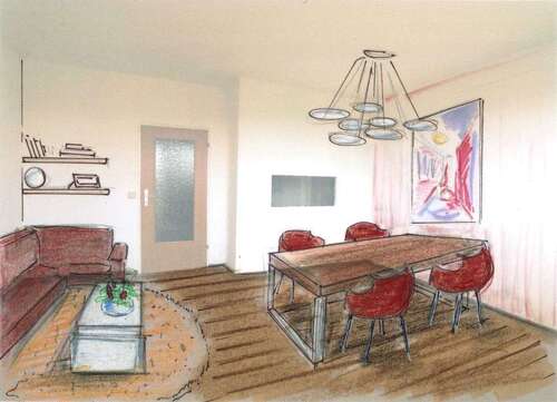 Foto - Wohnung zum Mieten in Neubrandenburg 318,00 € 62.93 m²