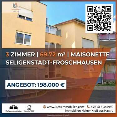 Foto - Wohnung zum Kaufen in Seligenstadt 198.000,00 € 69.72 m²