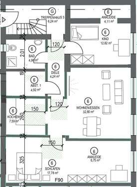 Foto - Wohnung zum Mieten in Dülmen 1.199,63 € 95.97 m²