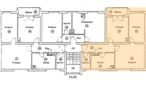 Foto - Wohnung zum Mieten in Mannheim 930,00 € 70 m²