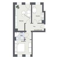 Wohnung zum Mieten in Leipzig 615,21 € 48.17 m²
