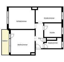 Wohnung zum Mieten in Dortmund 459,00 € 60 m²