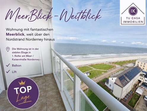 Foto - Wohnung zum Kaufen in Norderney 720.000,00 € 43 m²