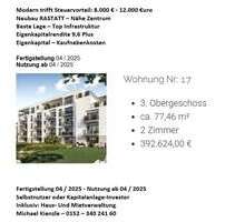 Wohnung zum Kaufen in Rastatt 392.624,00 € 77 m²