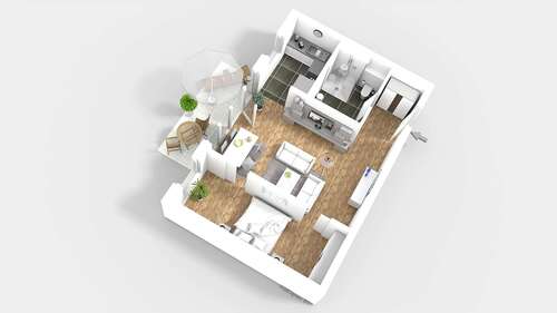 Foto - Wohnung zum Mieten in Berlin 760,00 € 52.41 m²