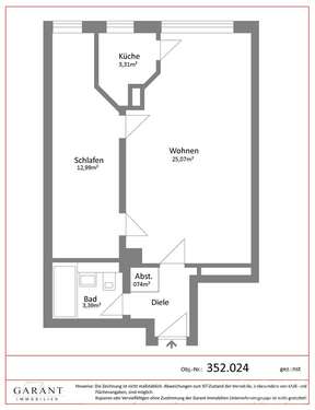Foto - Wohnung zum Kaufen in Fürstenfeldbruck 259.000,00 € 49 m²