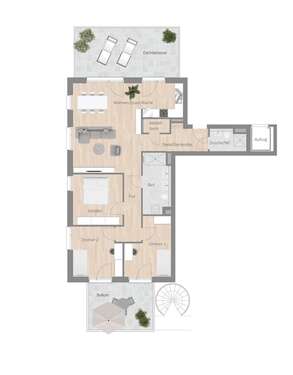 Foto - Wohnung zum Mieten in Besigheim 2.250,00 € 122.9 m²