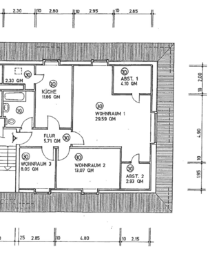 Foto - Wohnung zum Mieten in Wetzlar 700,00 € 84 m²