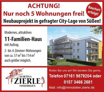 Foto - Wohnung zum Kaufen in Süßen 524.900,00 € 102.5 m²
